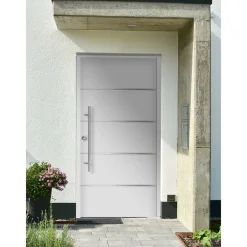 SplenDoor Premium-Haustür Passivedoor Visby RC2 energiesparend einbruchsicher weiss 100 x 210 cm links