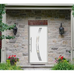 Premium-Haustür Passivedoor Goeteborg energiesparend weiss 110 x 210 cm links^SplenDoor Hot