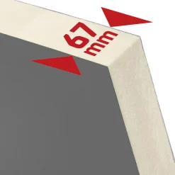 SplenDoor Premium-Haustür Passivedoor Malmo RC2 energiesparend einbruchsicher anthrazit 100 x 200 cm links