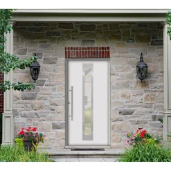 Premium-Haustür Passivedoor Malmo RC2 energiesparend einbruchsicher weiss 100 x 200 cm links*SplenDoor Clearance