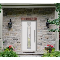 Premium-Haustür Passivedoor Malmo RC2 energiesparend einbruchsicher weiss 100 x 210 cm rechts*SplenDoor Best