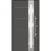 SplenDoor Premium-Haustür Passivedoor Eksjo energiesparend anthrazit 110 x 210 cm rechts