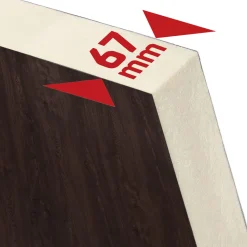 Sicherheitshaustuer Bergen RC2 92x210 Nussbaum, rechts*SplenDoor Outlet