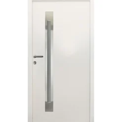 SplenDoor Sicherheits-Nebeneingangstuer NS4 RC2 98x198 Weiss links
