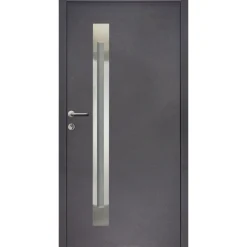 SplenDoor Sicherheits-Nebeneingangstuer NS4 RC2 88x198 Anthrazit links