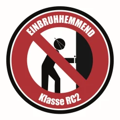 SplenDoor Sicherheits-Nebeneingangstuer NS4 RC2 88x198 Anthrazit links