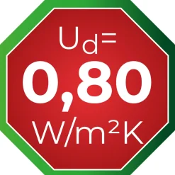 Sicherheits-Nebeneingangstuer NS3 RC2 88x198 Anthrazit links*SplenDoor Clearance