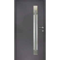SplenDoor Sicherheits-Nebeneingangstuer NS4 RC2 98x198 Anthrazit rechts