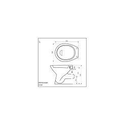 Stand-WC-Set Basic weiß
