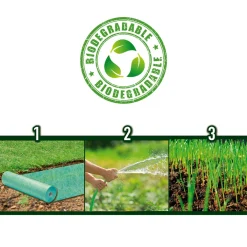 Starlyf Matte mit Grassamen Grass Seed Mat 10m x 0,45m