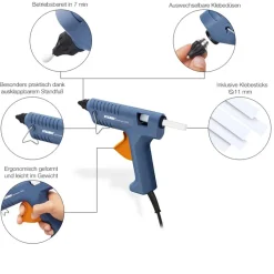 Heißklebepistole Gluematic 3002 inkl 3 Klebesticks^Steinel Hot