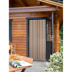 Streifenvorhang braun-beige^ Best