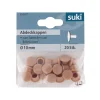 Abdeckkappe Kunststoff Durchmesser 10 mm buche 20 Stück^Suki Outlet
