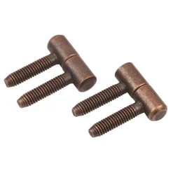 Suki Einbohrband Stahl Durchmesser 0,9x Durchmesser 5,4 x 2,3 cm brüniert 2 Stück