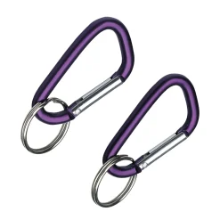 Suki Karabinerhaken mit Ring 2 Stück