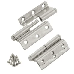 Möbelband 50 mm links gekröpft vernickelt 2 Stück^Suki Sale