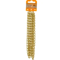 Panzerkette gedreht vermessingt 2,5m^Suki Online