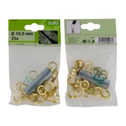 Suki Ösen-Set mit Werkzeug 10 mm