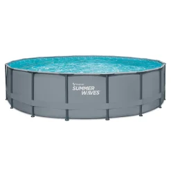 Elite Frame Pool 549x549x132cm Anthrazit*Summer Waves Discount