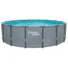 Summer Waves Elite Frame Pool 488x488x122cm Anthrazit