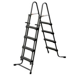 Elite Frame Pool 549x549x132cm Rattan Grau*Summer Waves Sale