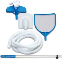 Elite Frame Pool 549x549x132cm Rattan Grau*Summer Waves Sale