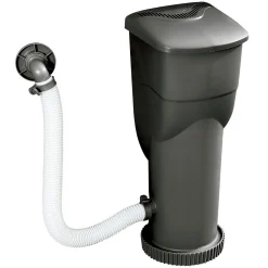 Elite Frame Pool 549x549x132cm Rattan Grau*Summer Waves Sale