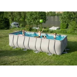 Elite Frame Pool 653x384x132cm Anthrazit*Summer Waves Clearance