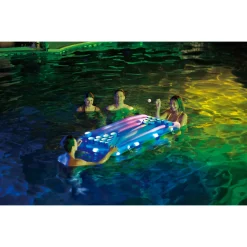 Wasserspielzeug Bierpong Luftmatratze Aqua Glow 160x84x19cm^Summer Waves Discount