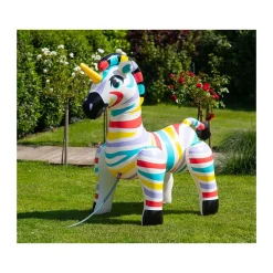 Summer Waves Wasserspielzeug Sprinkler Zebra 157x94x157cm Bunt