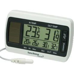 Technoline Thermometer WS 7008 solarbetrieben weiß