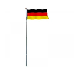 Teleskop-Fahnenmast Deutschland 6m* Hot