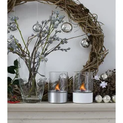 Tischfeuer Turm weiß^Tenderflame Sale