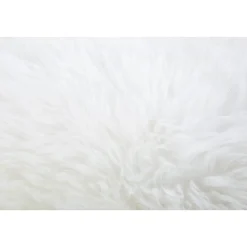 Teppich Schaffell ca 60 x 85 cm Weiß