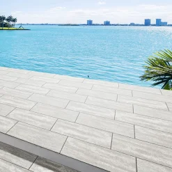 Terrassenplatte No 1 Bagattini Pietra Di Luna Grau-weiß meliert