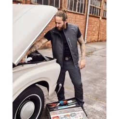 Terrax Workwear Arbeitshose anthrazit/ petrol Größe 50