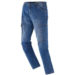 Terrax Workwear Herren Arbeitshose Denim Gr. 56 Marine