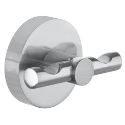 Tesa Doppel-HandtuchhakenMoon Edelstahloptik