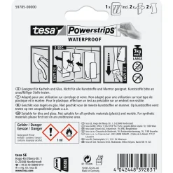 Powerstrips Waterproof Duo Haken Metall und Plastik^Tesa Sale