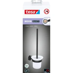 WC-Bürstengarnitur Moon mattschwarz*Tesa Discount