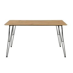 Tisch „Tacona“, Metall, Eiche Artisan* Best