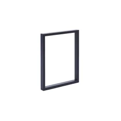 Tischbein Rechteck schwarz matt 71 x 59 x 3 cm