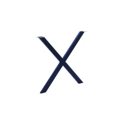 Tischbein X-Form schwarz matt 71 x 77,5 x 3 cm^ Online