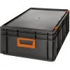 Tood Systemkoffer Newbox PC 42 2M stapelbar 60 x 40 x 23,3 cm schwarz-orange