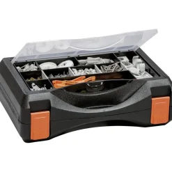 Werkzeugbox Magnus Unibox Plus mit Sortierkasten und Schaumstoffeinlage anthrazit^Tood Hot