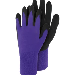 Garten-Handschuh Viola mit Latex-Beschichtung Größe 8*Triuso New
