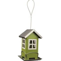 Trixie Futterhaus 19×20×19 cm grün/silber