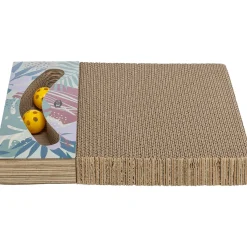 Kratzpappe mit Katzenminze bunt 38 x 30 x 5 cm*Trixie Best