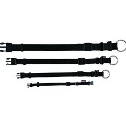 Trixie Premium Halsband schwarz M-L 35-55 cm