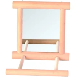 Trixie Spiegel mit Holzrahmen 9 x 9 cm